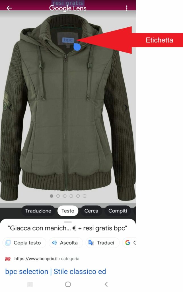 screenshot google lens