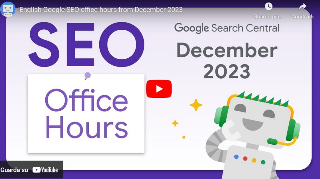seo office hours google